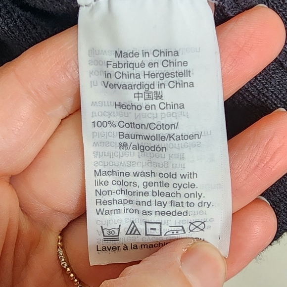 J. Crew Mercantile Black Collarless Sweater Blazer M - Picture 5 of 5